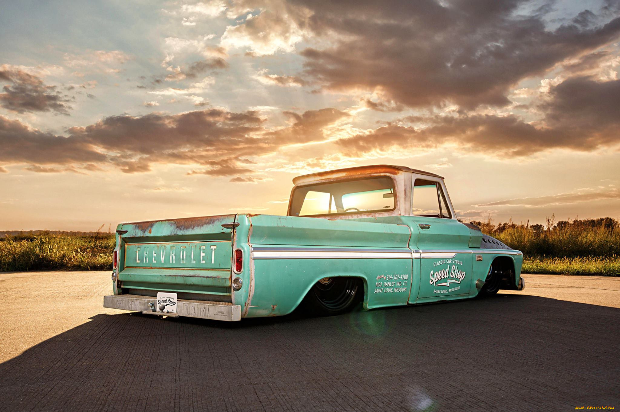 , custom pick-up, chevrolet